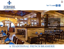 Tablet Screenshot of labrasserielaquinta.com